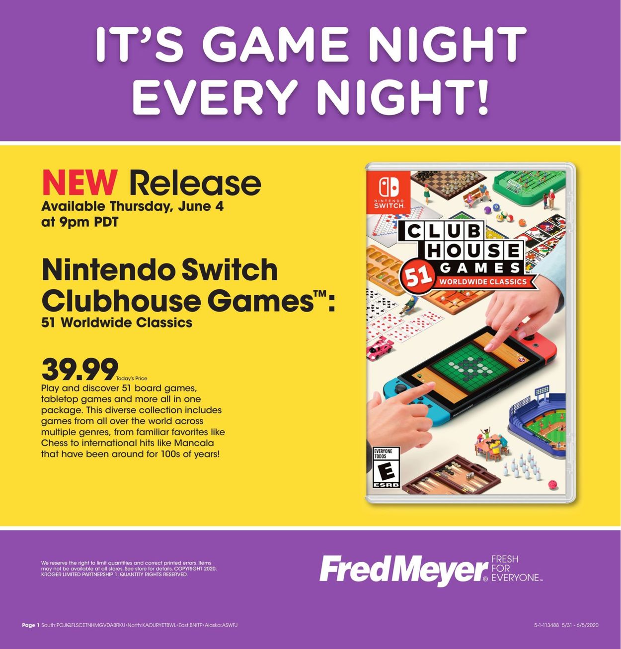 Fred Meyer Ad from 06/04/2020