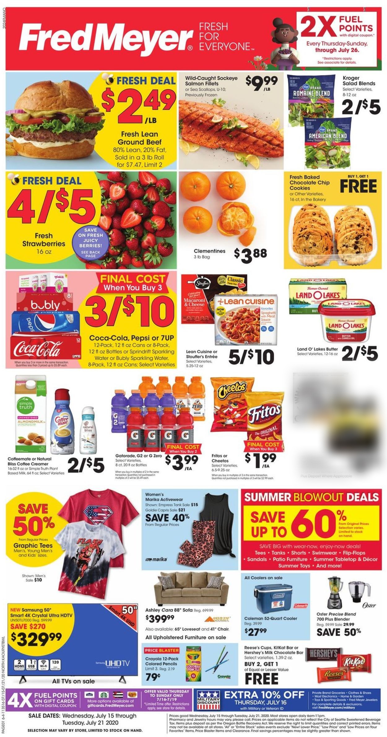 Fred Meyer Ad from 07/15/2020