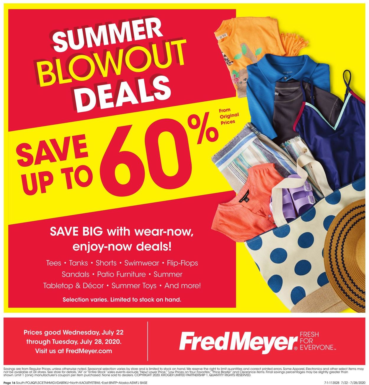Fred Meyer Ad from 07/22/2020