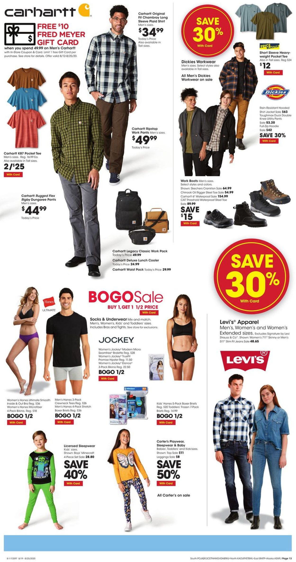 Fred Meyer Ad from 08/19/2020