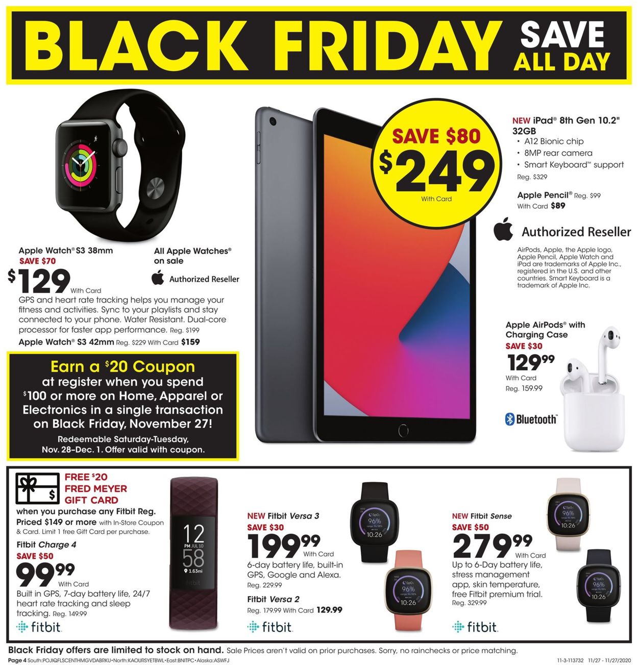 Fred Meyer Ad from 11/27/2020