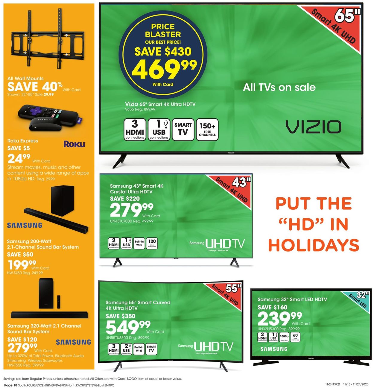 Fred Meyer Ad from 11/18/2020
