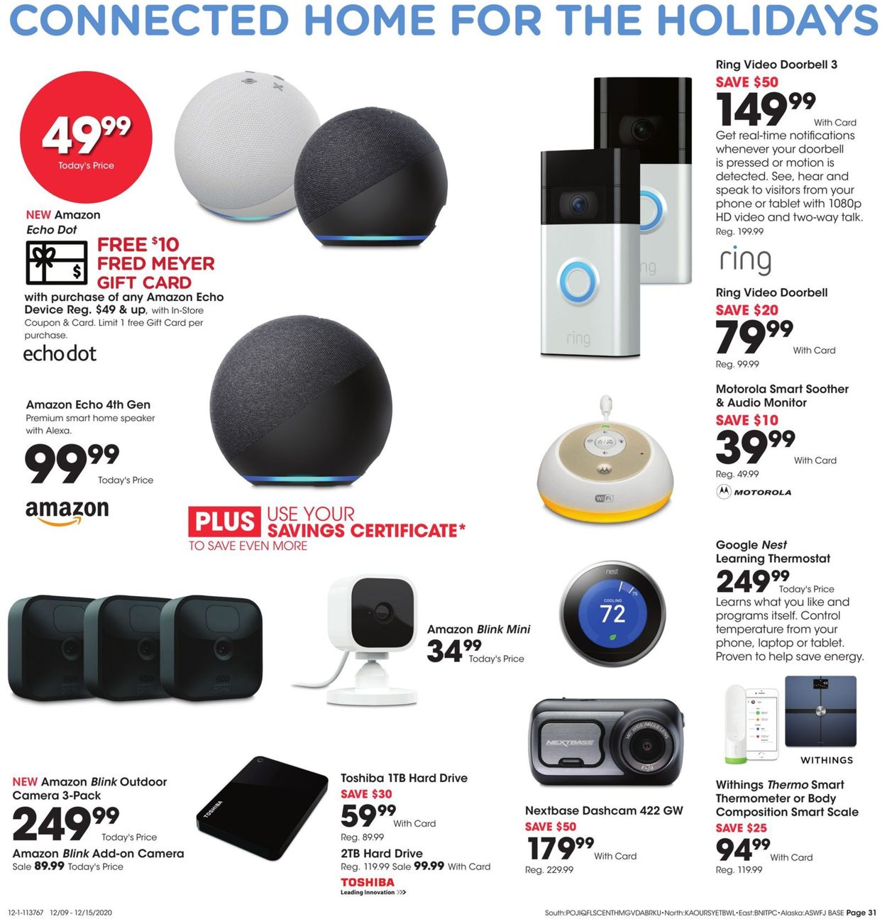 Fred Meyer Ad from 12/09/2020