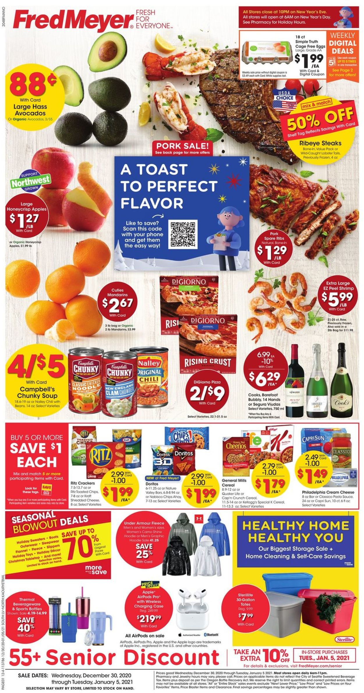Fred Meyer Ad from 12/30/2020