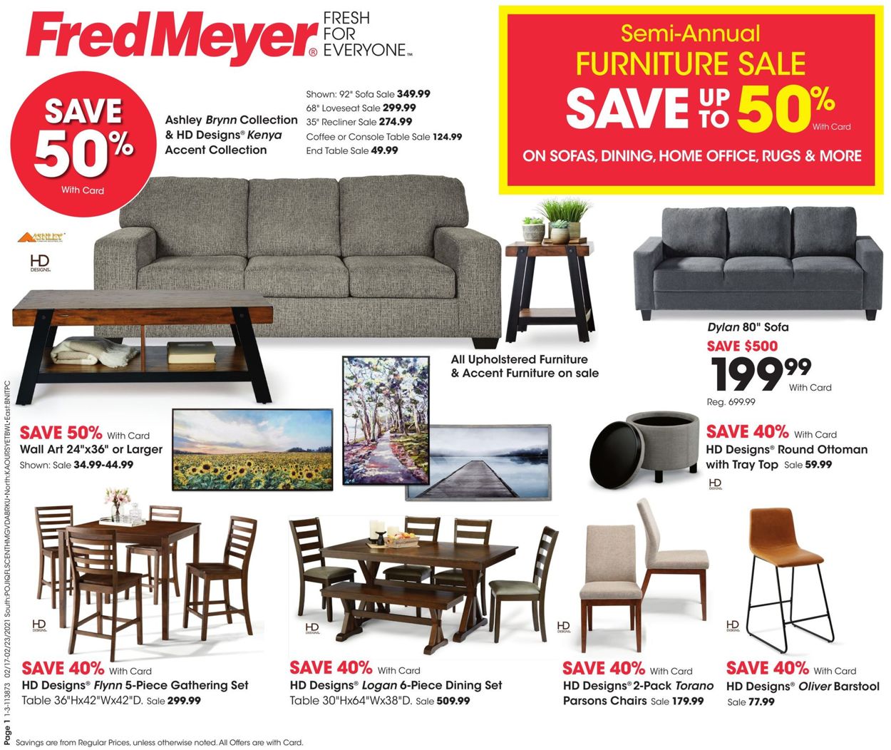 Fred Meyer Ad from 02/17/2021