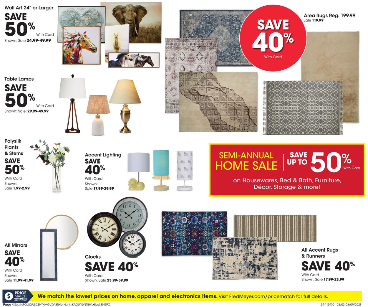 Fred Meyer Ad from 03/03/2021