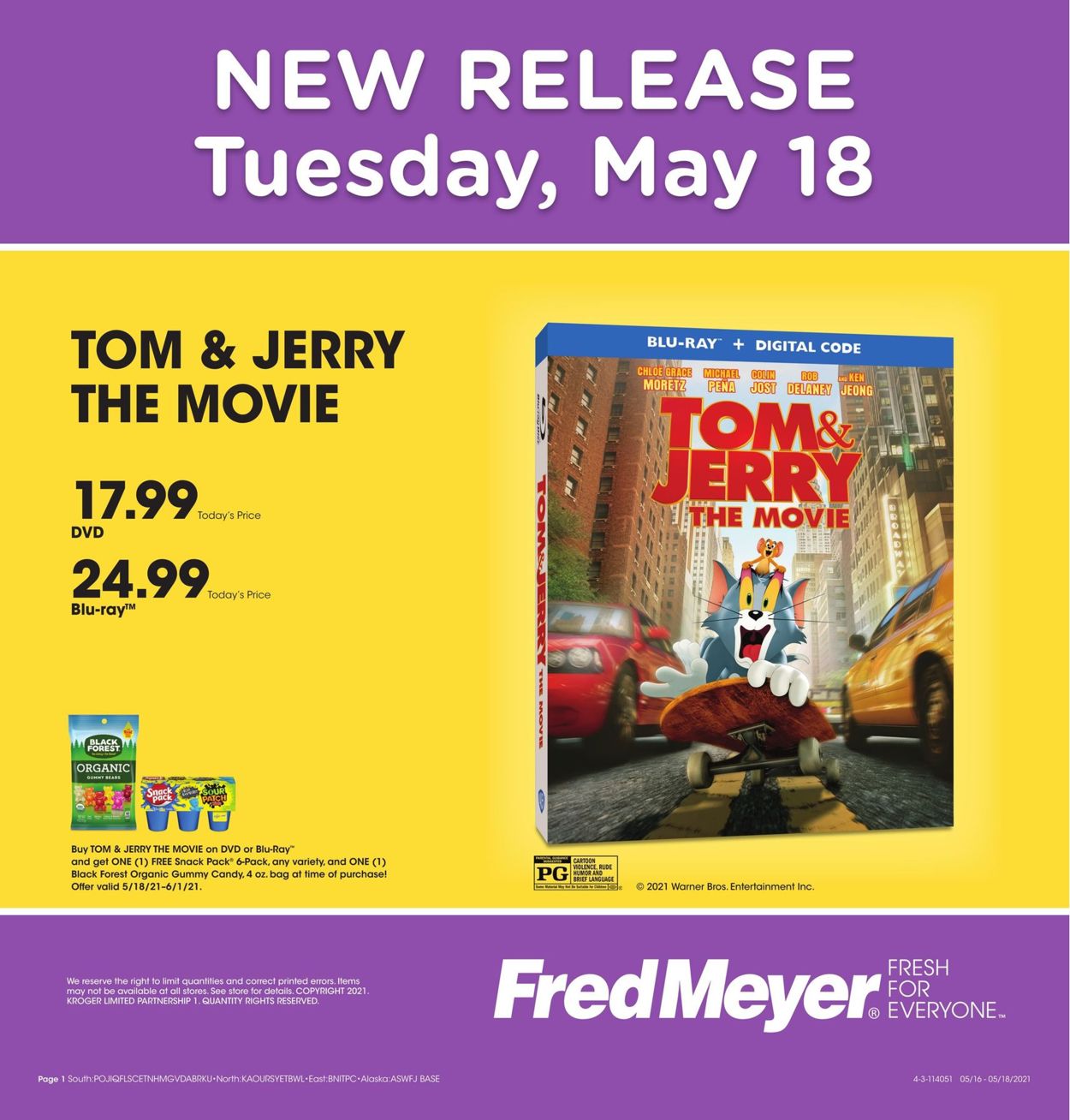 Fred Meyer Ad from 05/16/2021