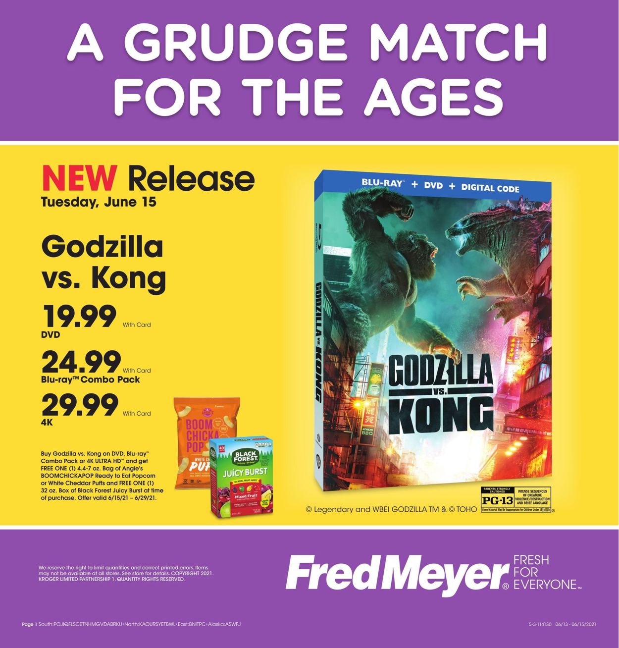 Fred Meyer Ad from 06/13/2021