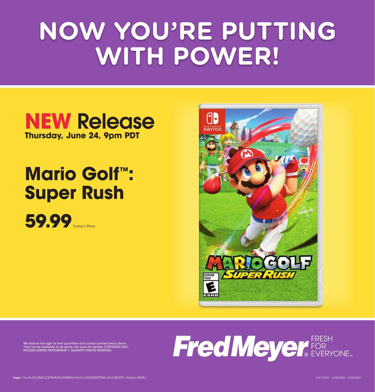 Fred Meyer Ad from 06/22/2021