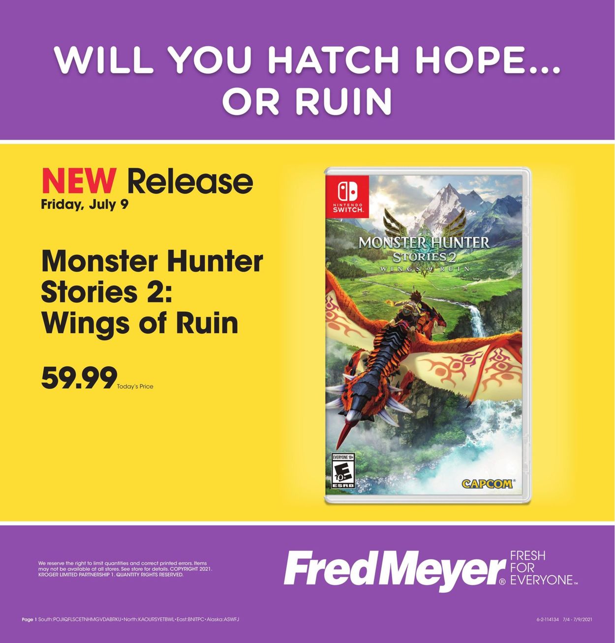 Fred Meyer Ad from 07/09/2021