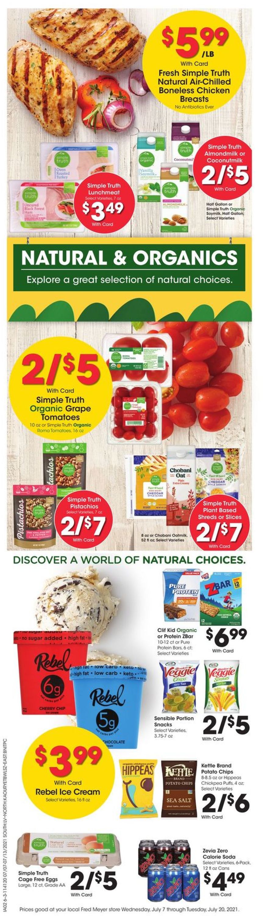 Fred Meyer Ad from 07/07/2021