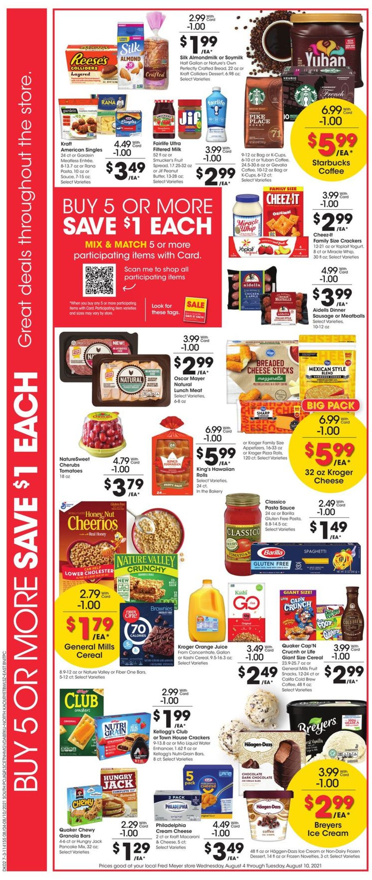 Fred Meyer Ad from 08/04/2021