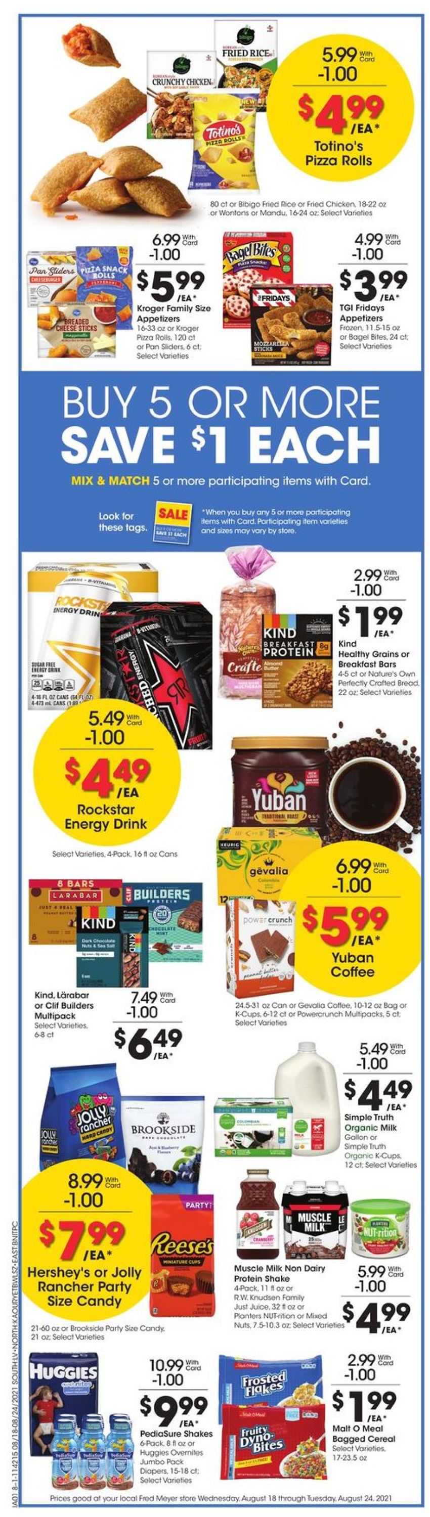 Fred Meyer Ad from 08/18/2021