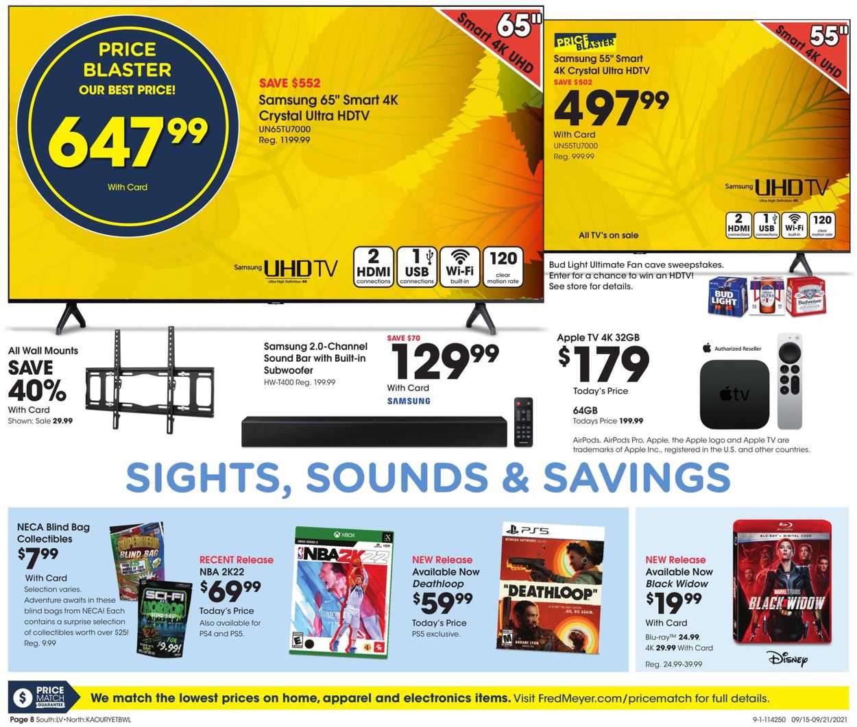 Fred Meyer Ad from 09/15/2021