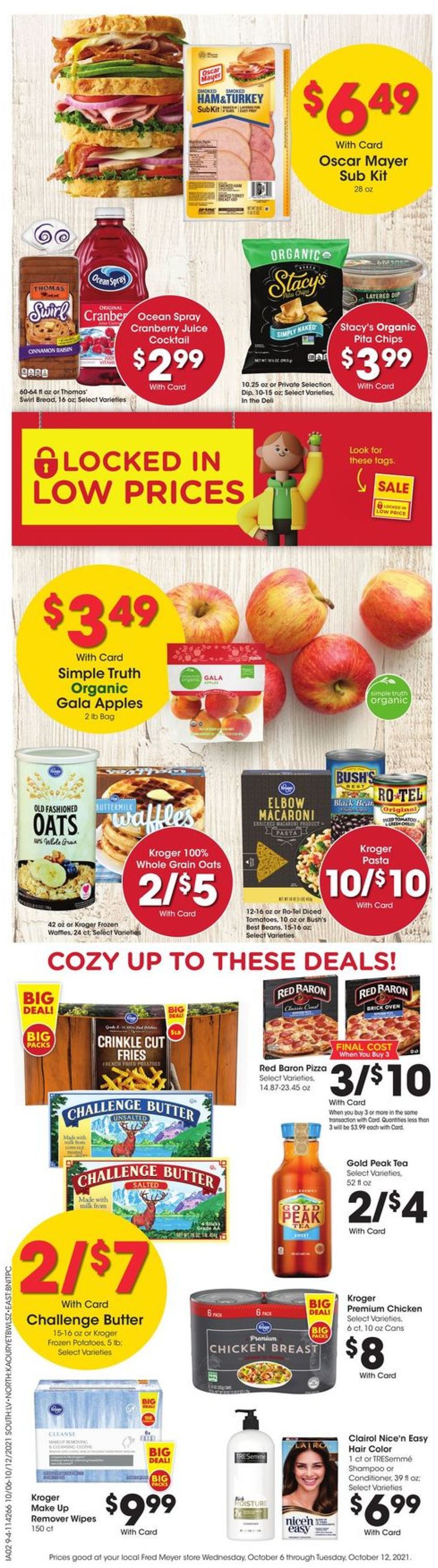 Fred Meyer Ad from 10/06/2021