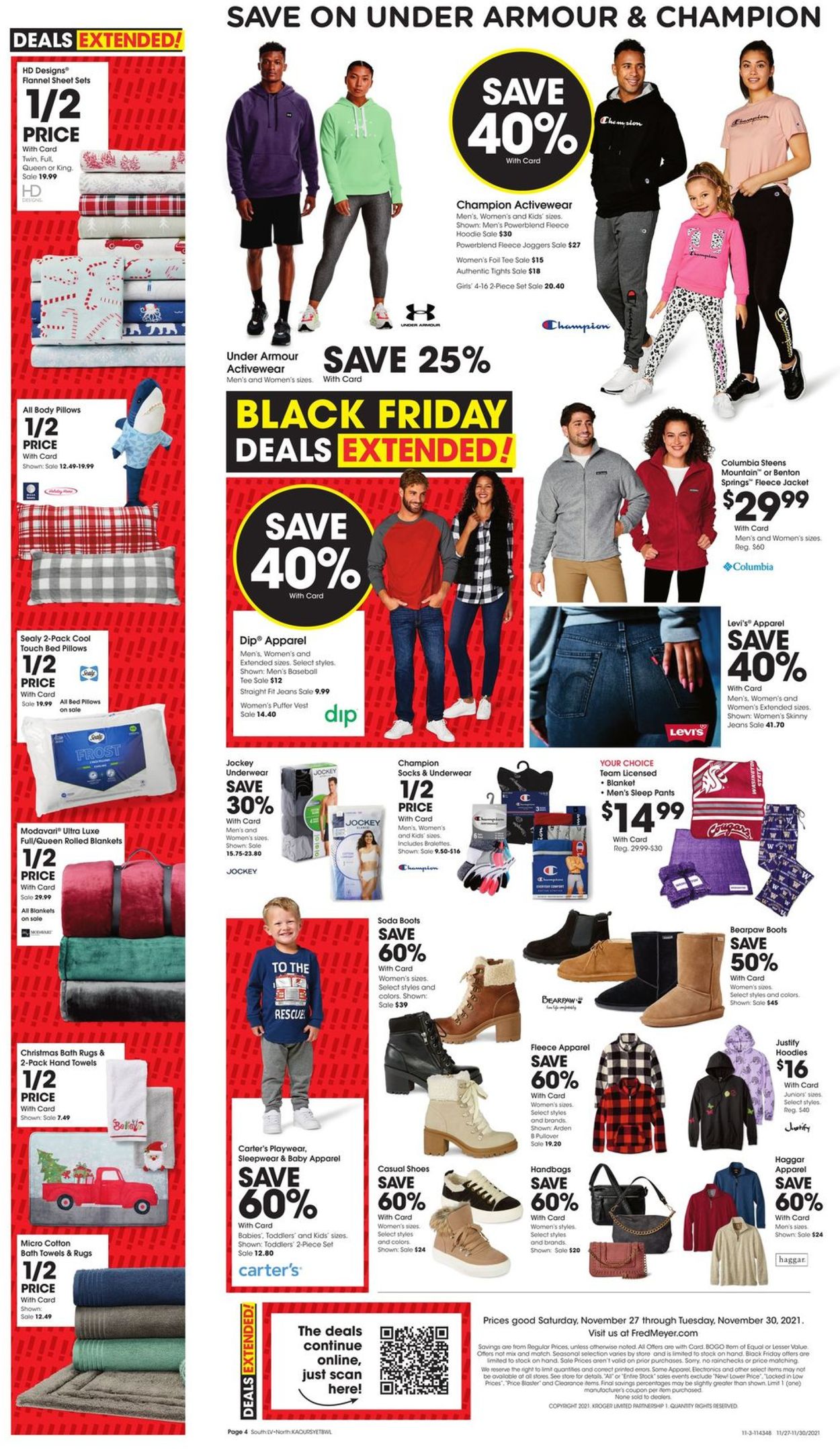 Fred Meyer Ad from 11/27/2021