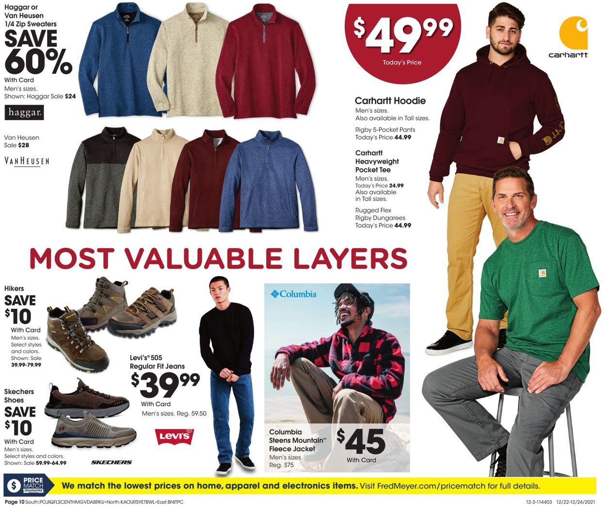 Fred Meyer Ad from 12/22/2021