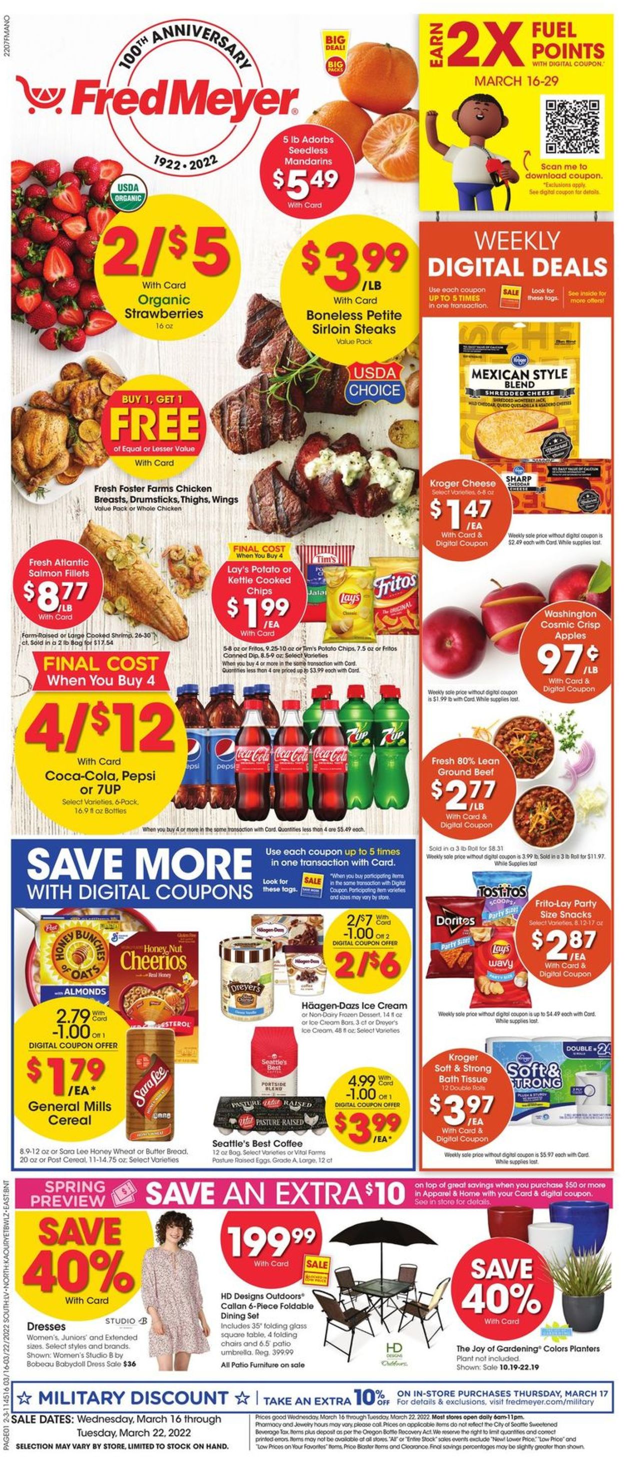 Fred Meyer Ad from 03/16/2022