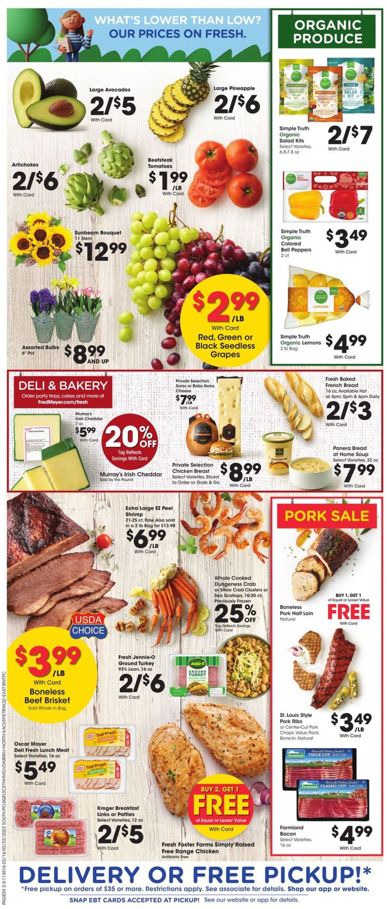 Fred Meyer Ad from 03/16/2022
