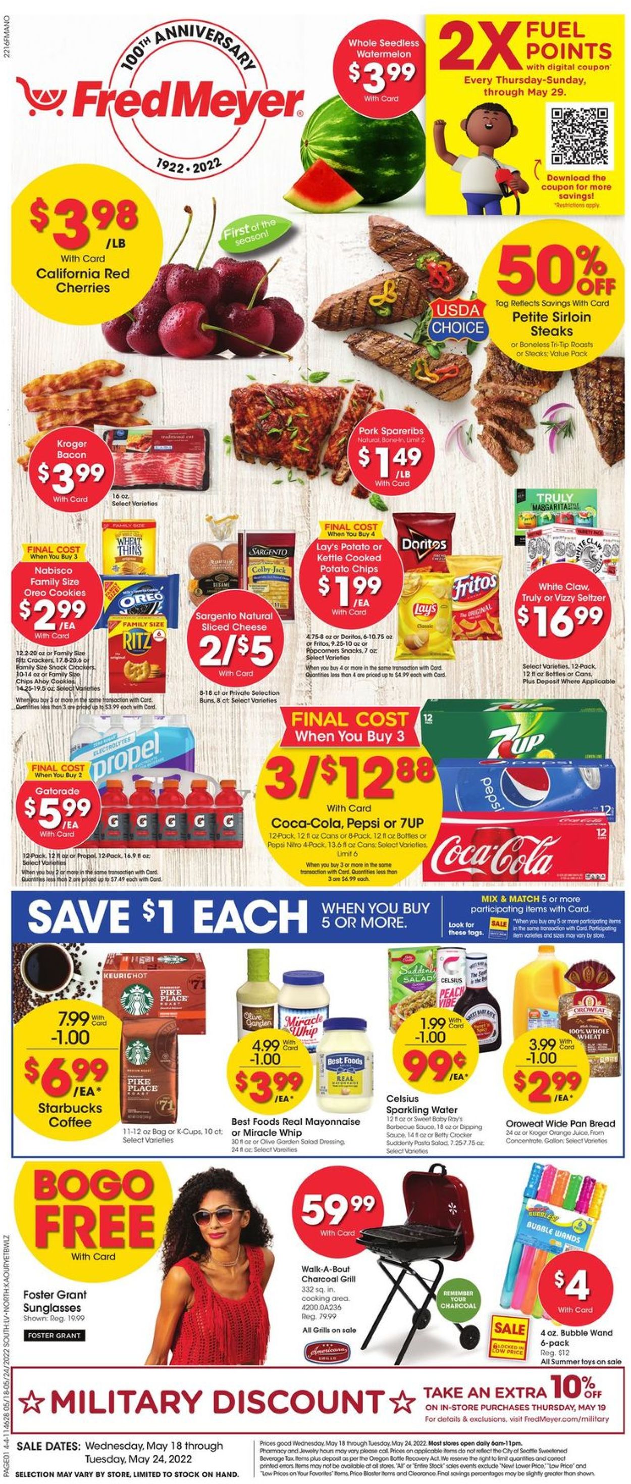 Fred Meyer Ad from 05/18/2022