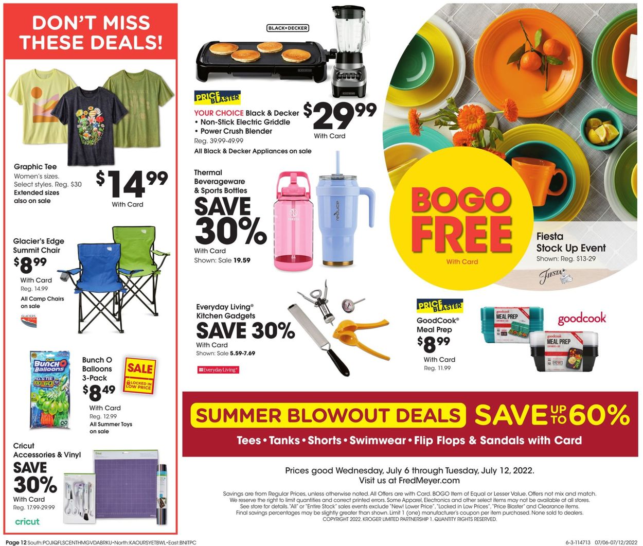 Fred Meyer Ad from 07/06/2022