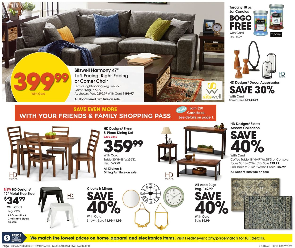 Fred Meyer Ad from 08/03/2022