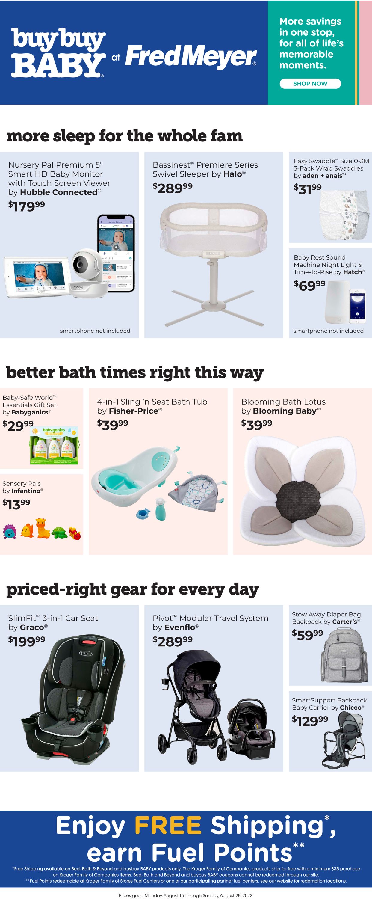 Fred Meyer Ad from 08/15/2022