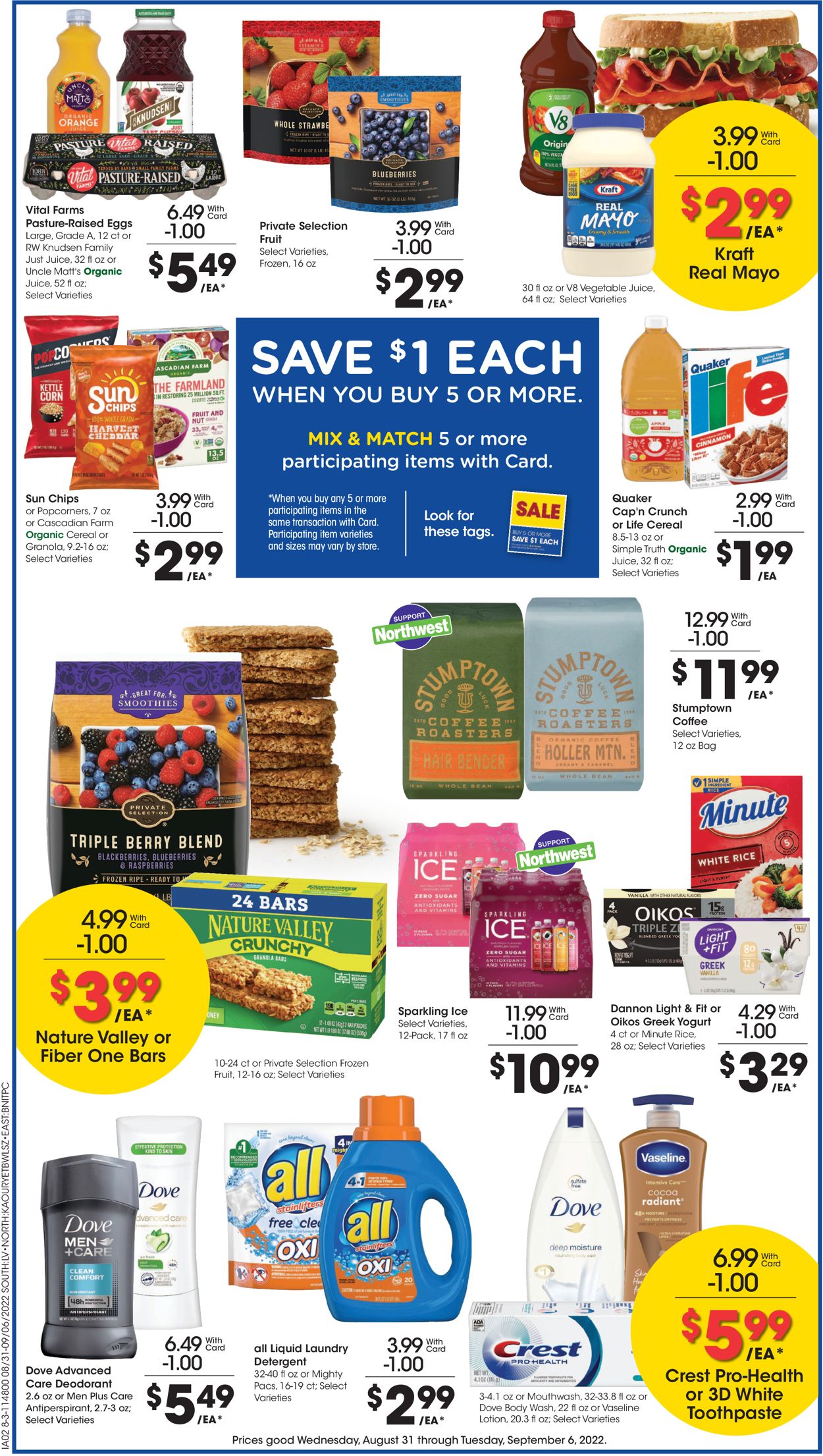 Fred Meyer Ad from 08/31/2022