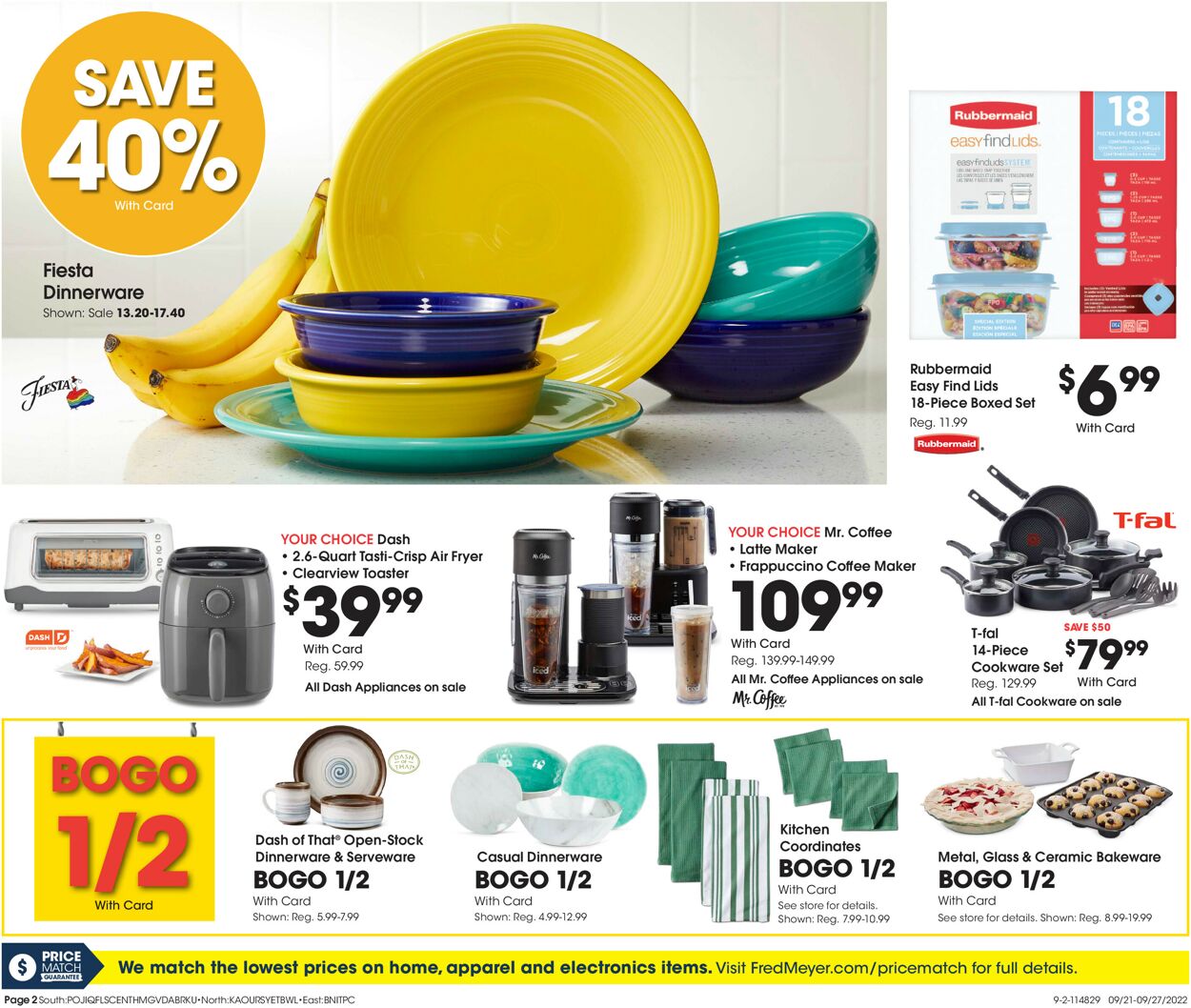 Fred Meyer Ad from 09/21/2022