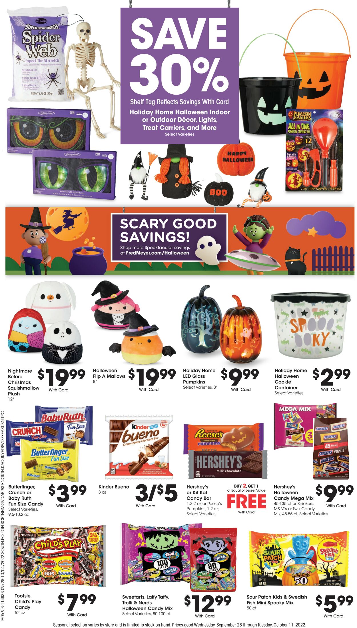 Fred Meyer Ad from 09/28/2022