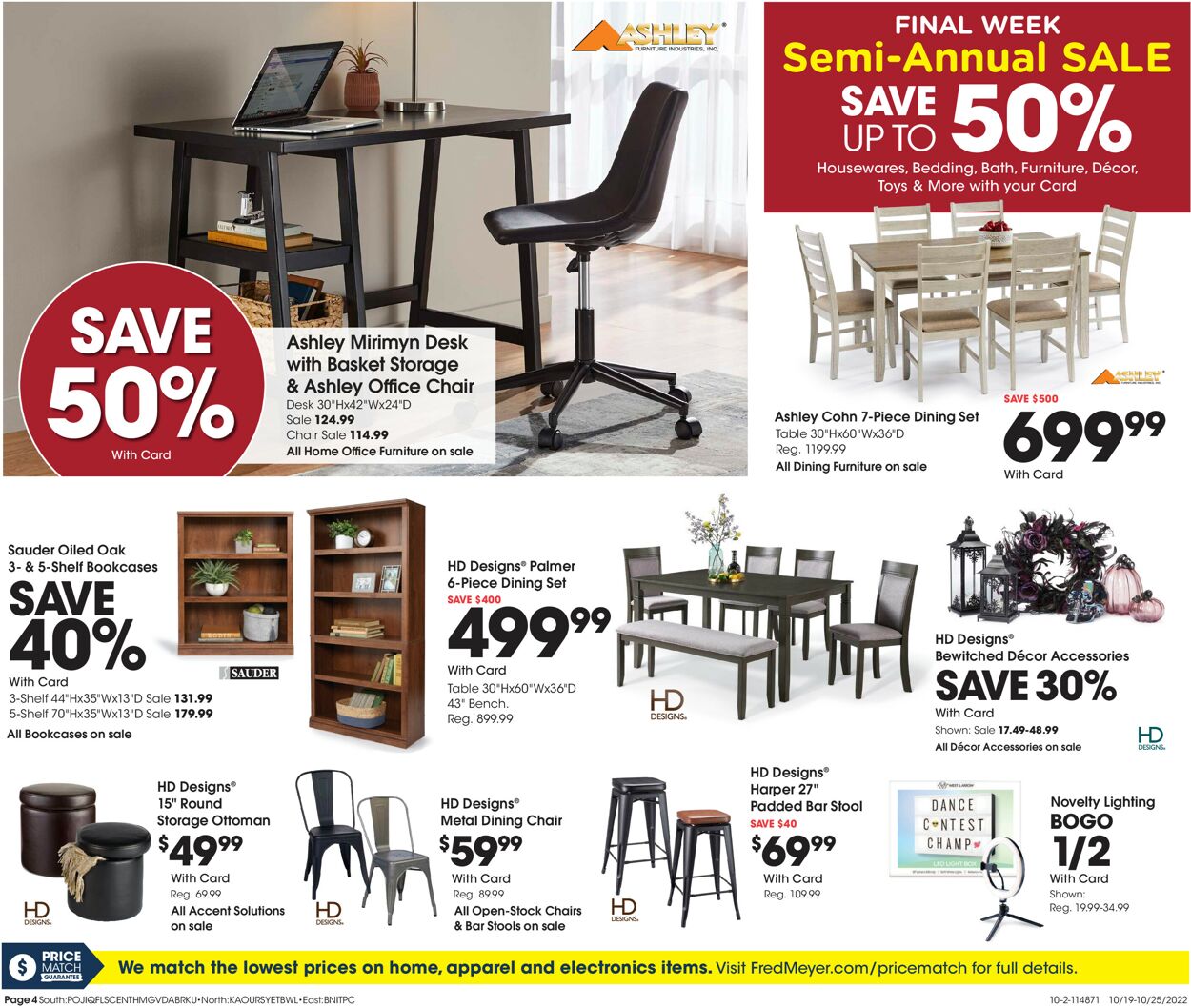 Fred Meyer Ad from 10/19/2022