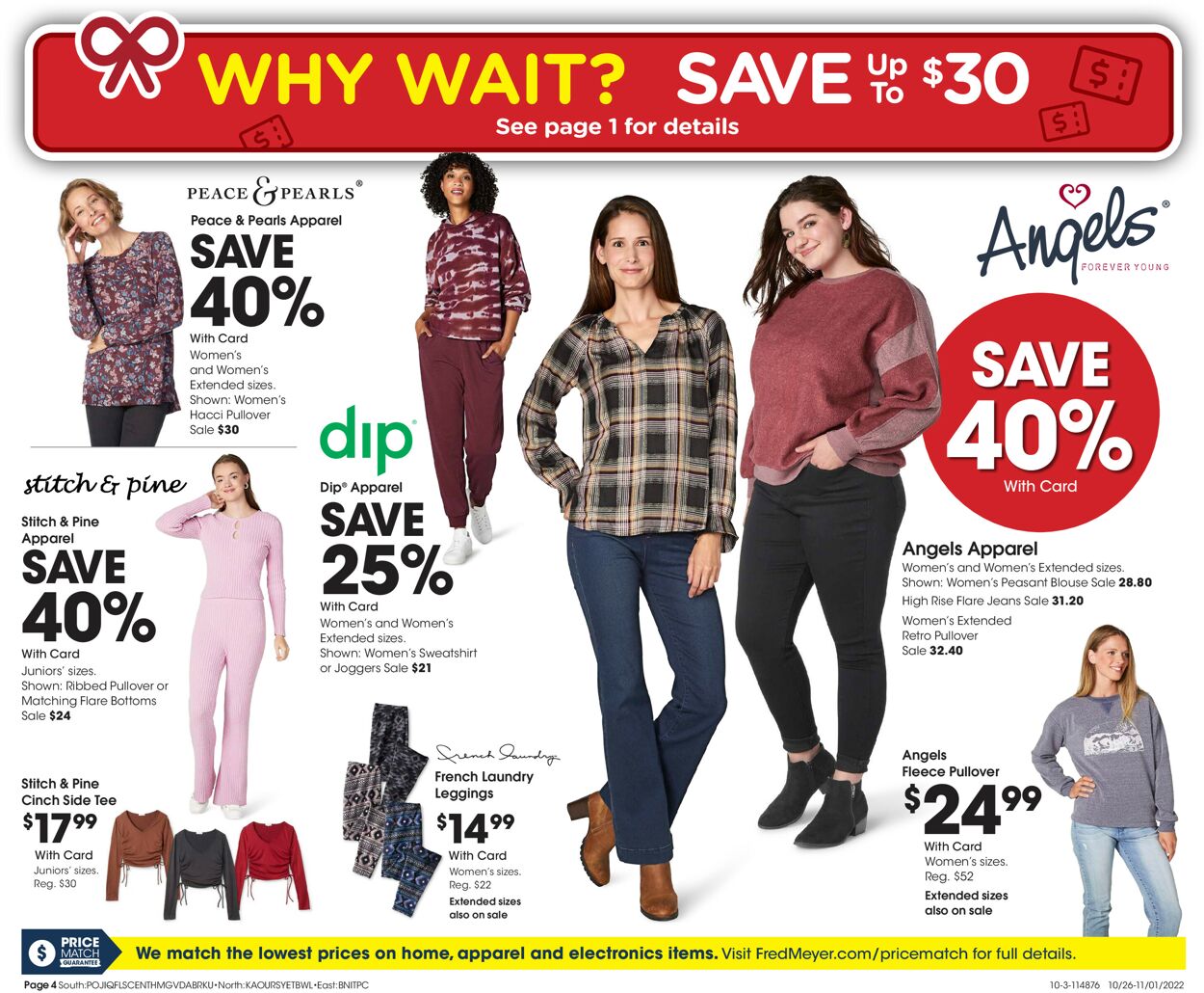 Fred Meyer Ad from 10/26/2022