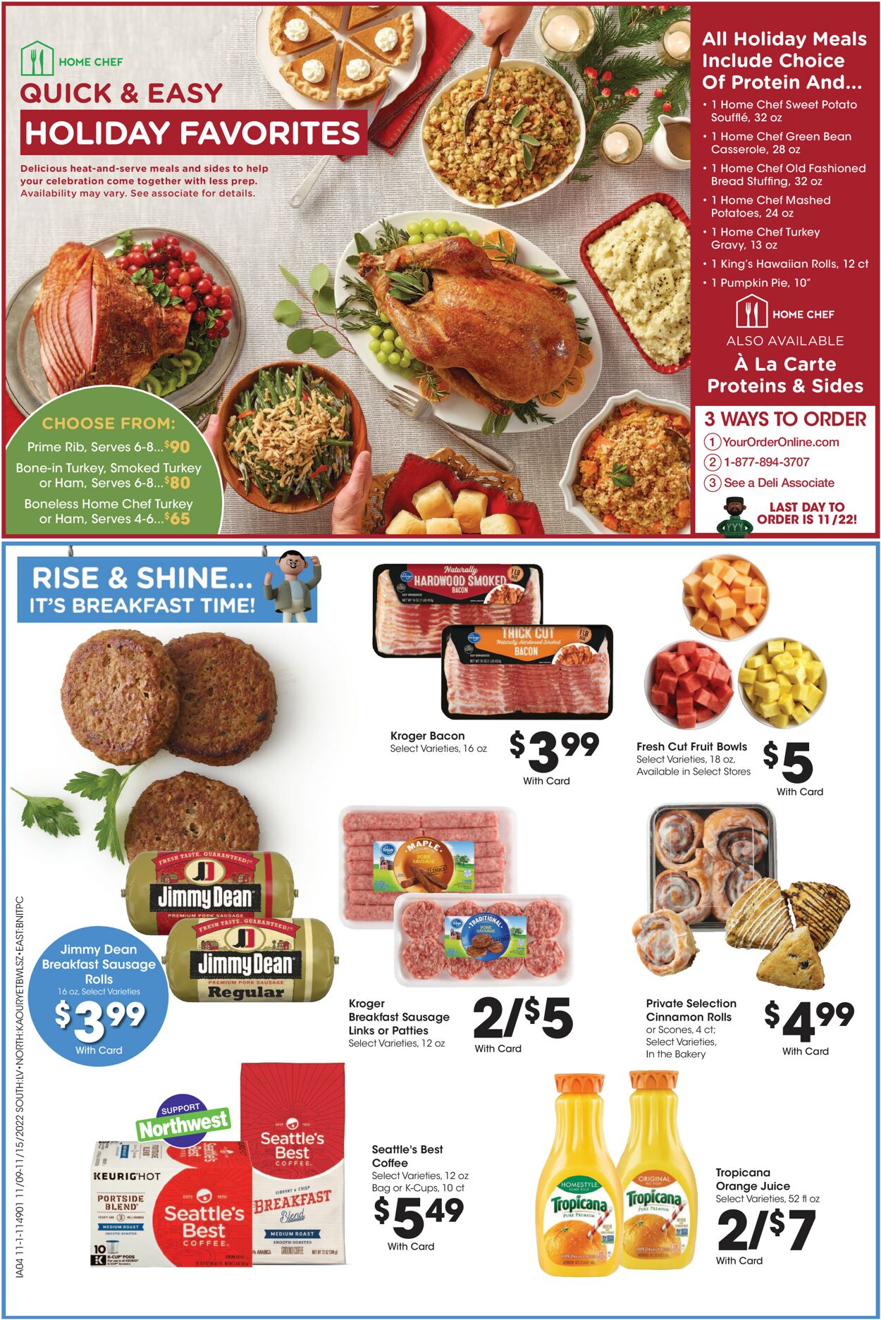 Fred Meyer Ad from 11/09/2022