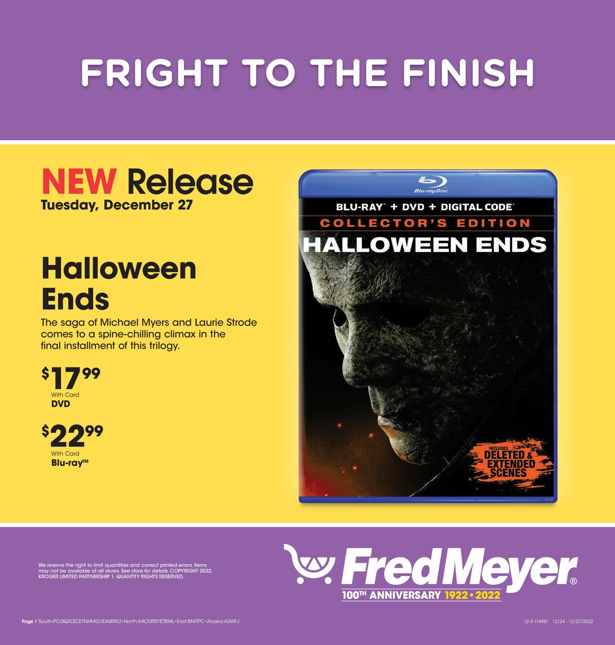 Fred Meyer Ad from 12/27/2022