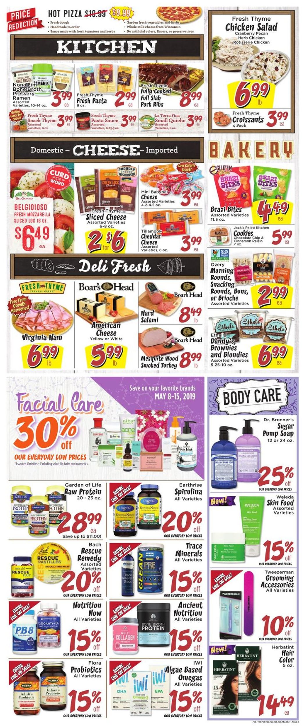 Fresh Thyme Ad from 05/08/2019
