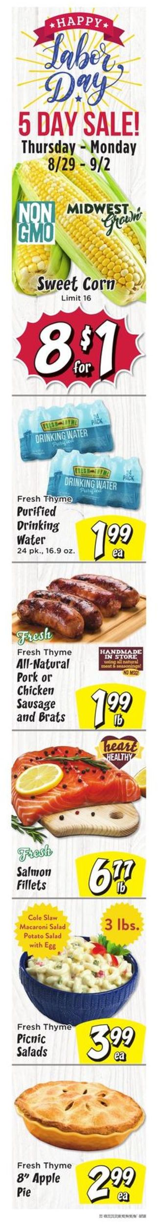 Fresh Thyme Ad from 08/29/2019