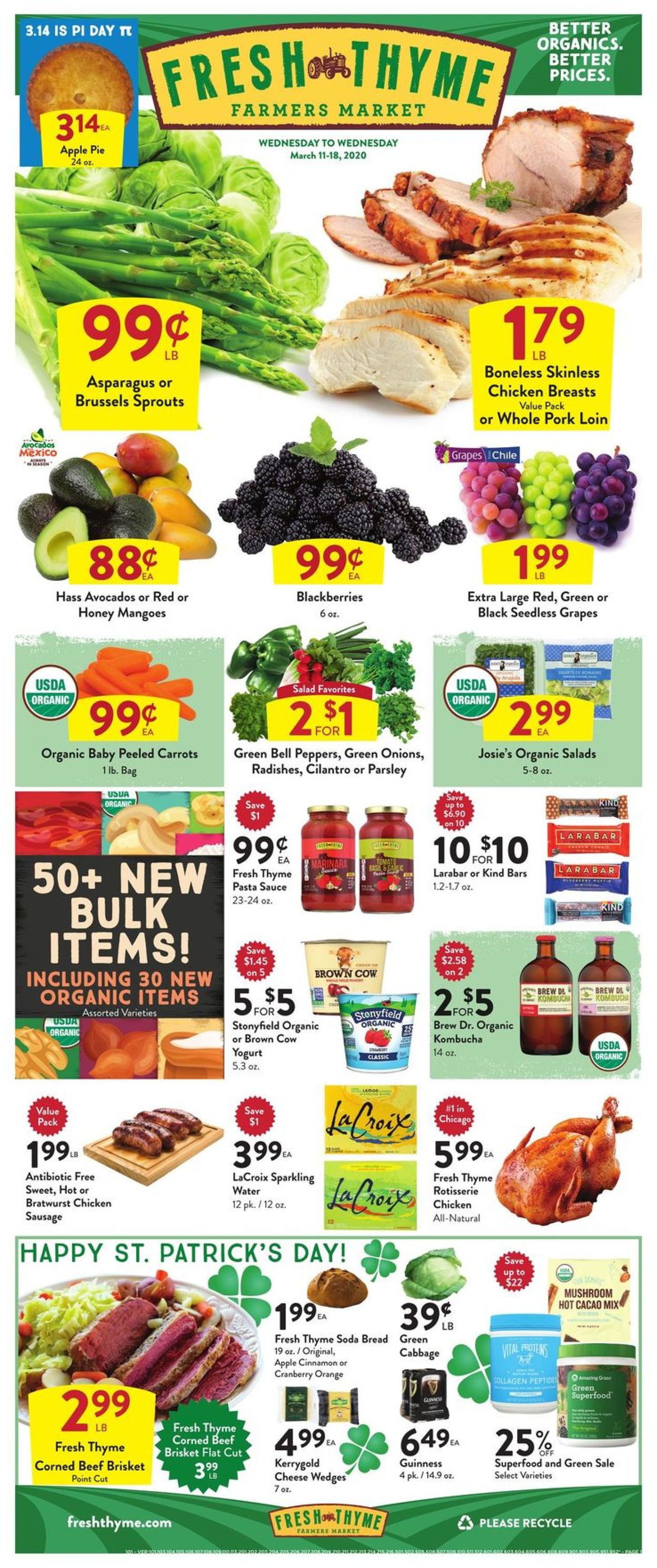 Fresh Thyme Ad from 03/11/2020