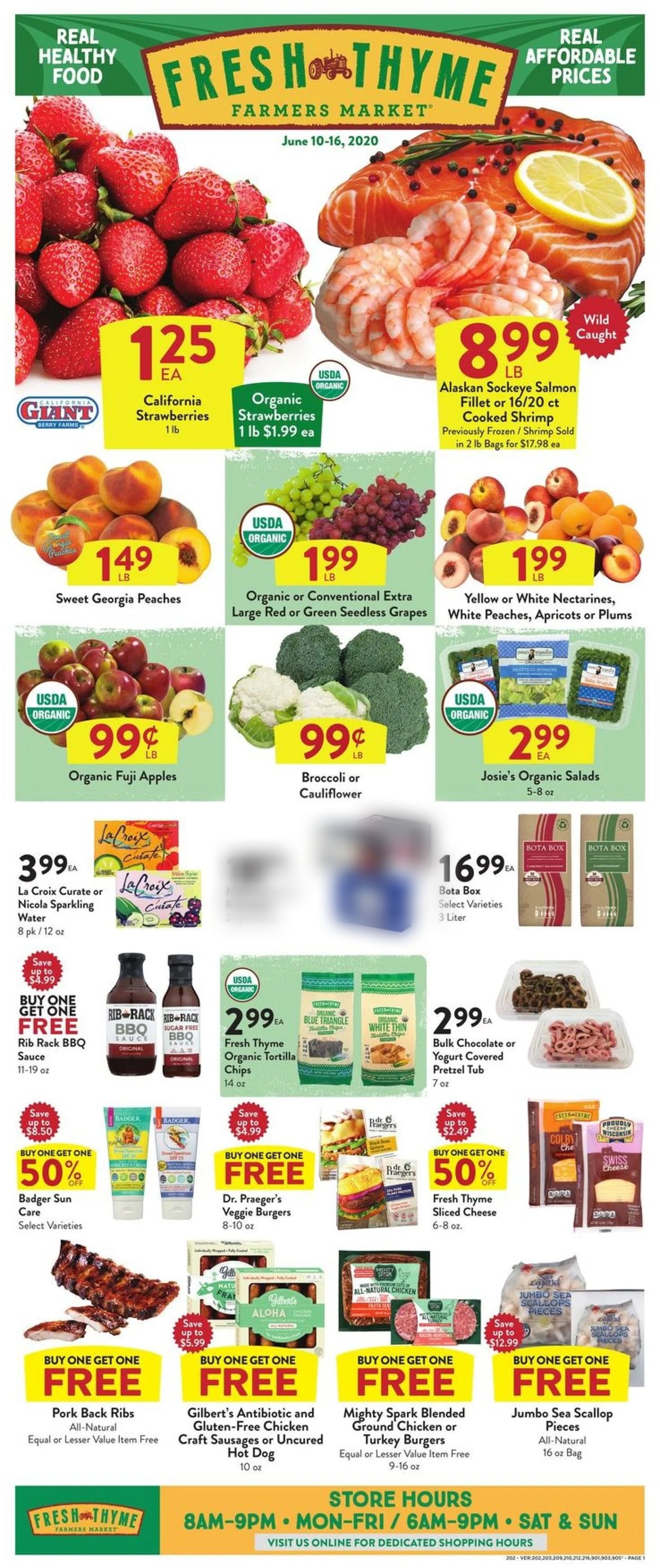 Fresh Thyme Ad from 06/10/2020