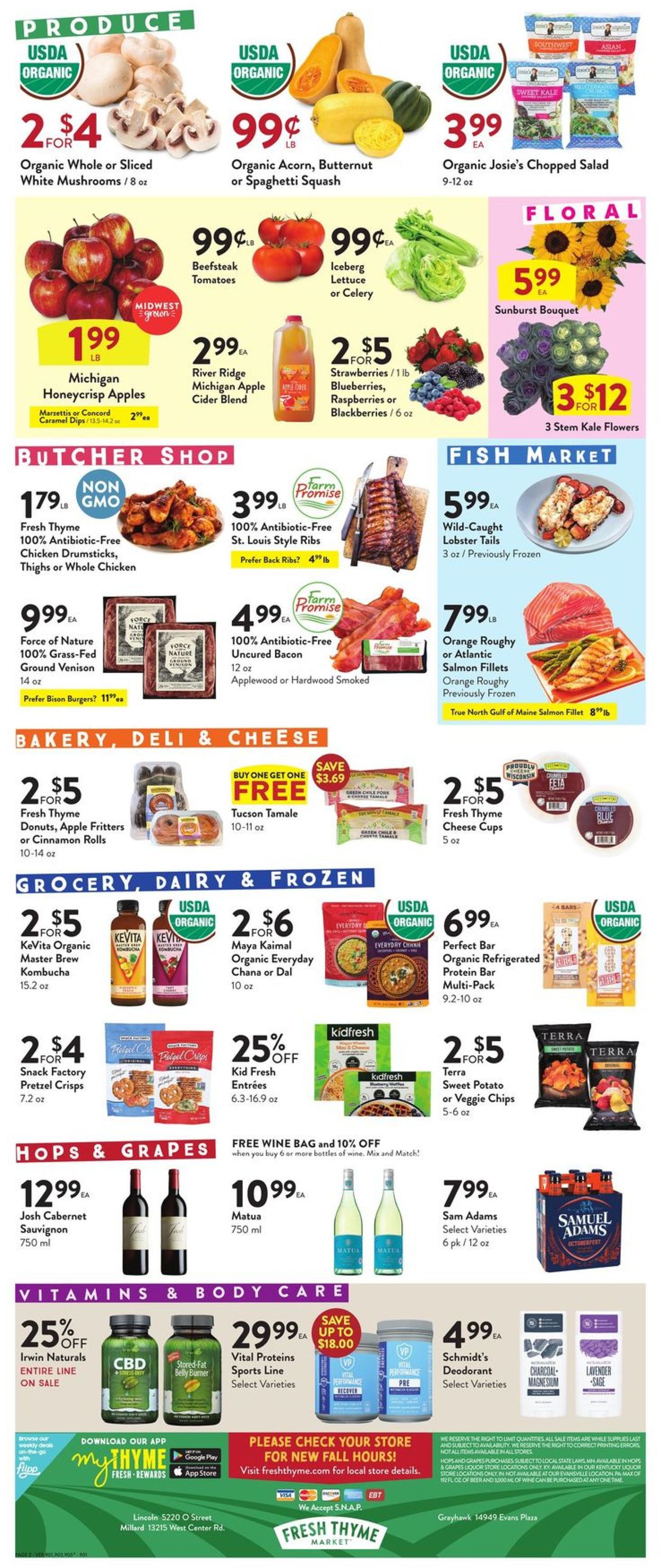Fresh Thyme Ad from 09/23/2020