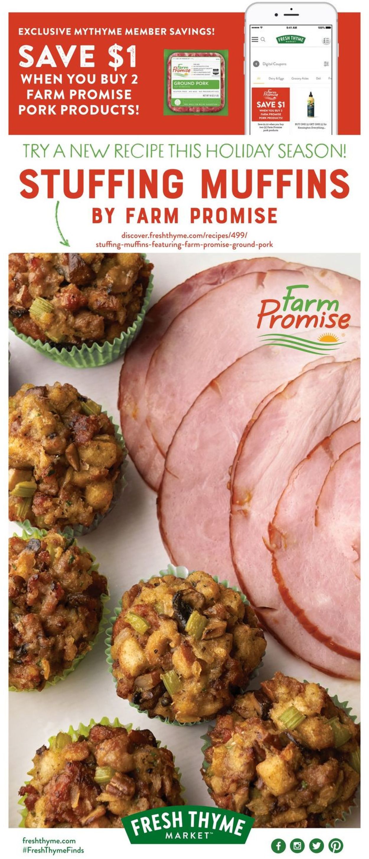 Fresh Thyme Ad from 11/18/2020
