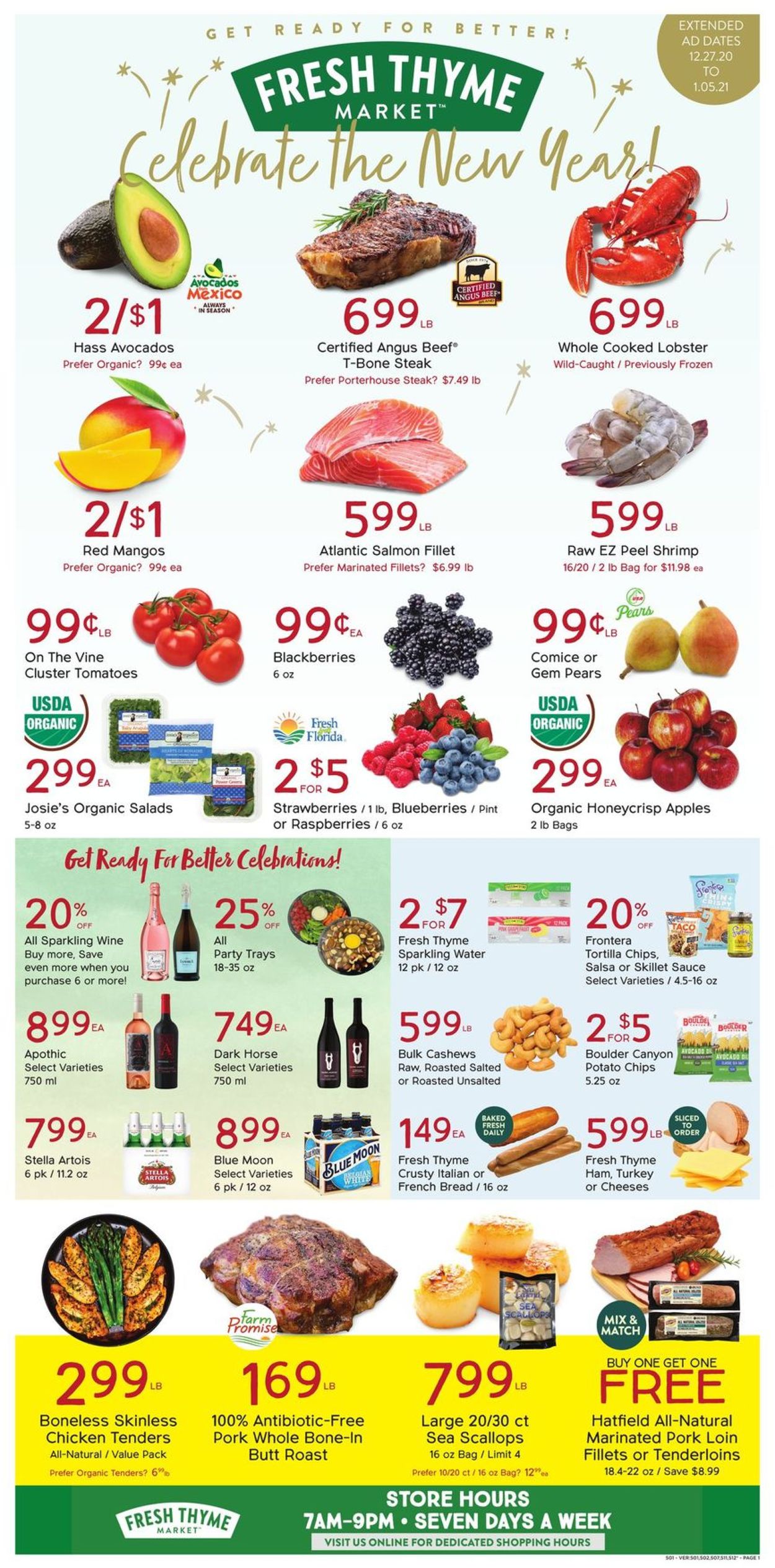 Fresh Thyme Ad from 12/27/2020