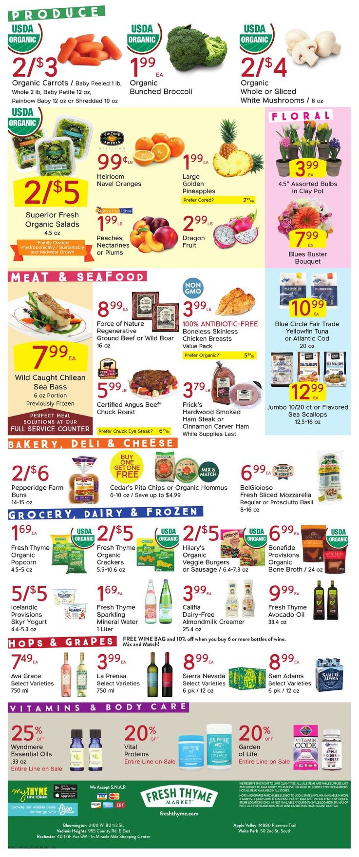 Fresh Thyme Ad from 01/27/2021