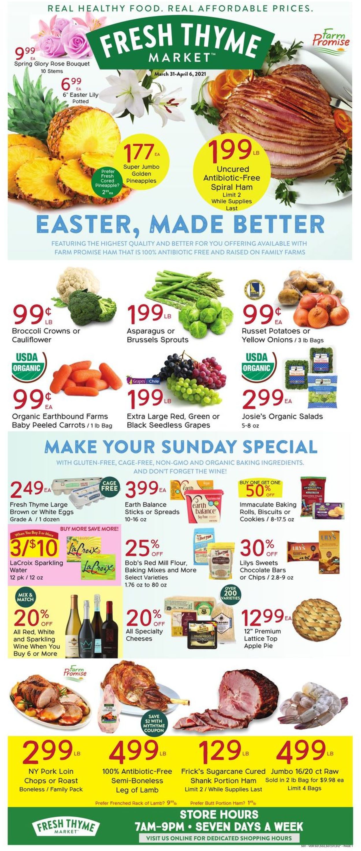 Fresh Thyme Ad from 03/31/2021
