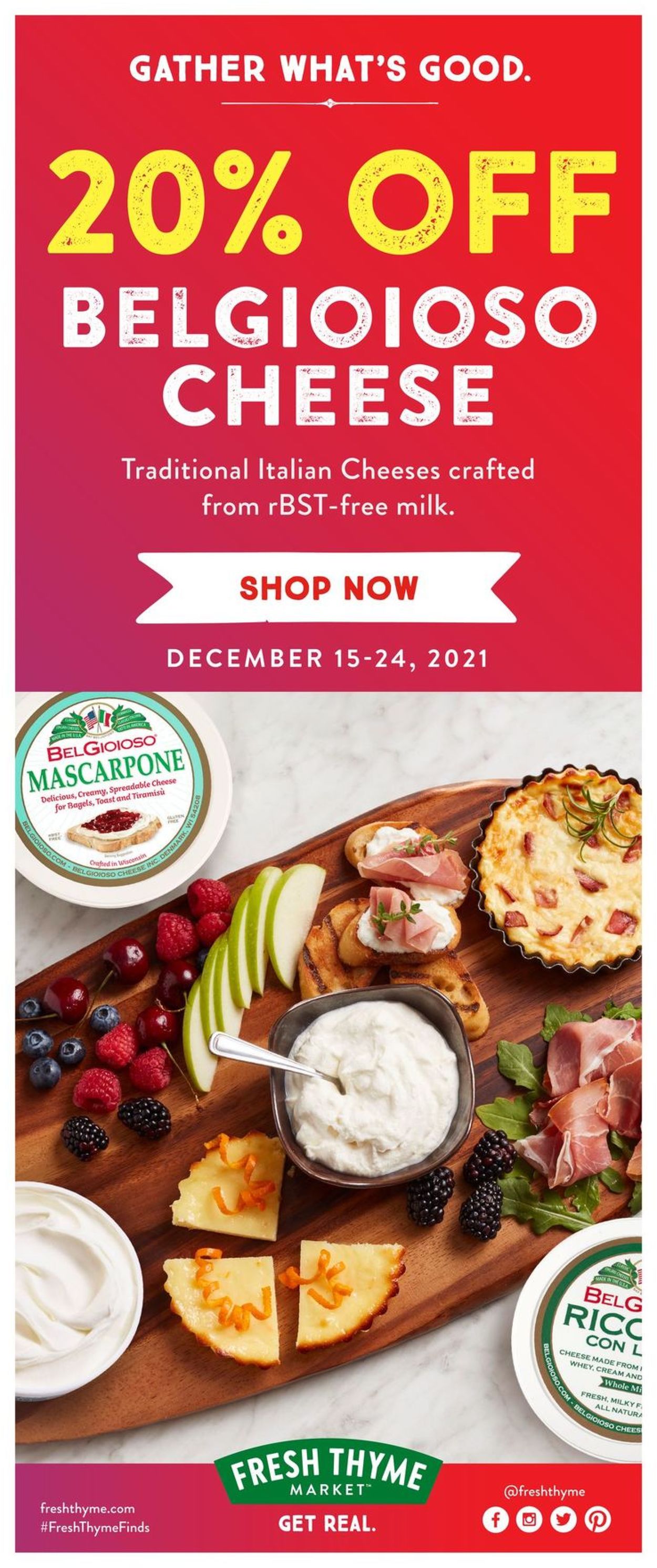 Fresh Thyme Ad from 12/15/2021