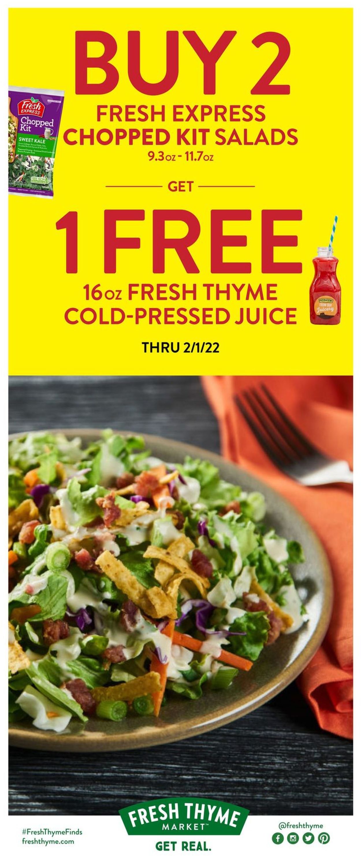 Fresh Thyme Ad from 01/12/2022
