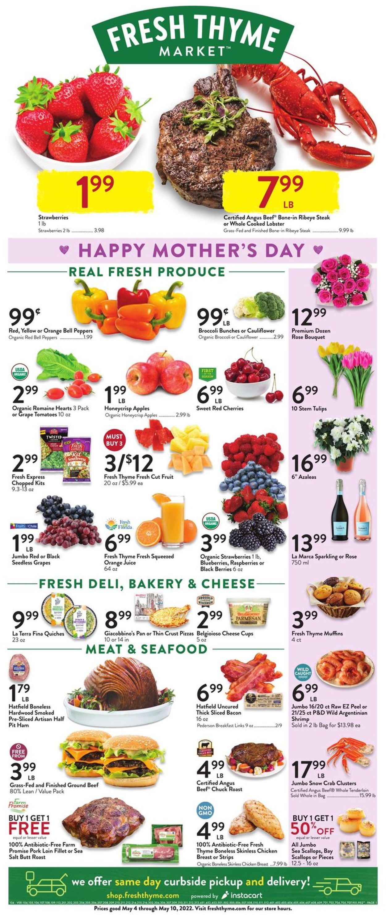 Fresh Thyme Ad from 05/04/2022