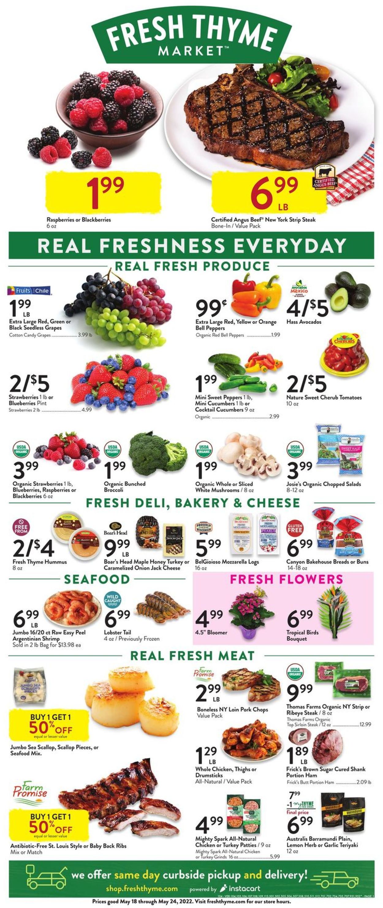 Fresh Thyme Ad from 05/18/2022