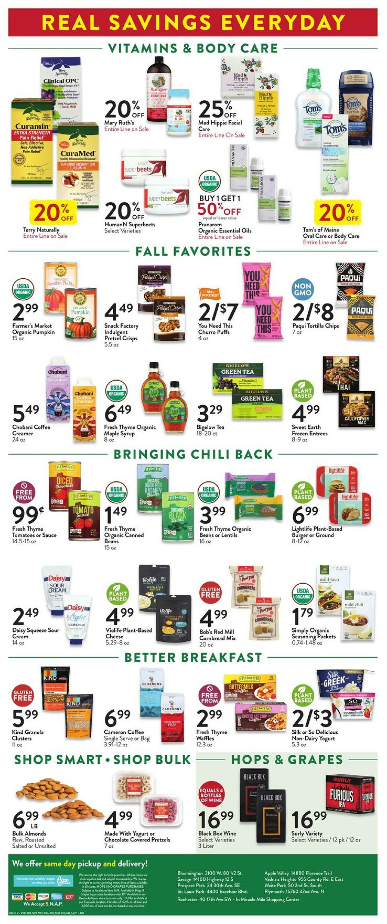 Fresh Thyme Ad from 10/19/2022