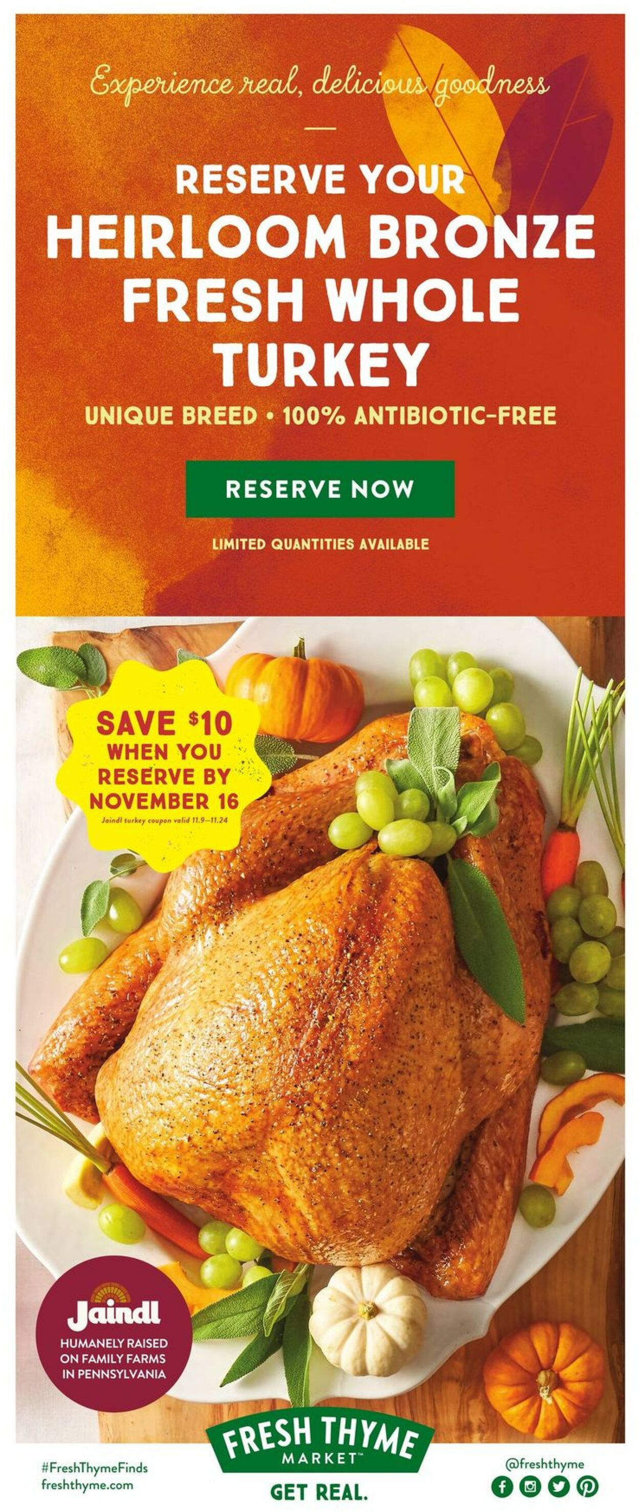Fresh Thyme Ad from 10/26/2022