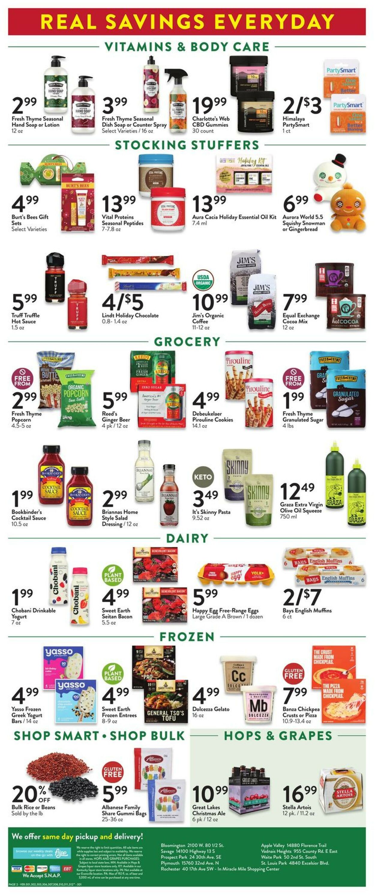 Fresh Thyme Ad from 11/25/2022